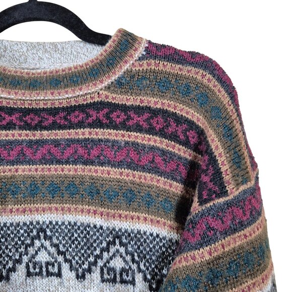 Alpaca Connections Womens Sweater Size L Tight Knit Alpaca Blend Long Sleeve - Picture 7 of 7